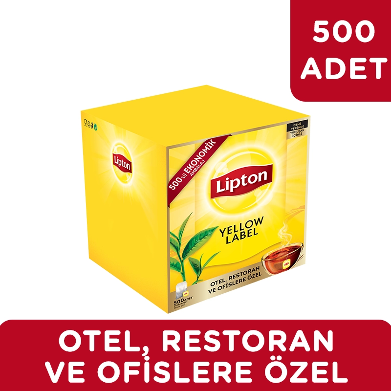 Lipton Yellow Label Bardak Poşet Çay 500'lü 2 Gram