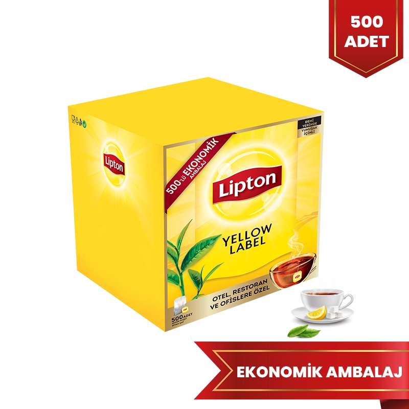 Lipton Yellow Label Bardak Poşet Çay 500'lü 2 Gram - Thumbnail