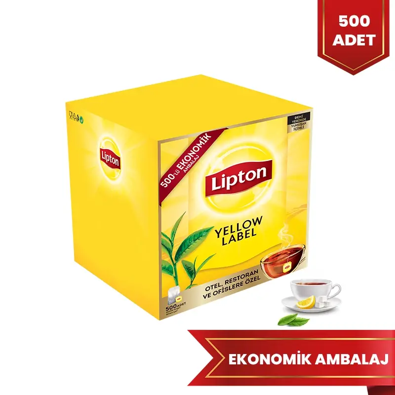 Lipton Yellow Label Bardak Poşet Çay 500'lü 2 Gram - 1