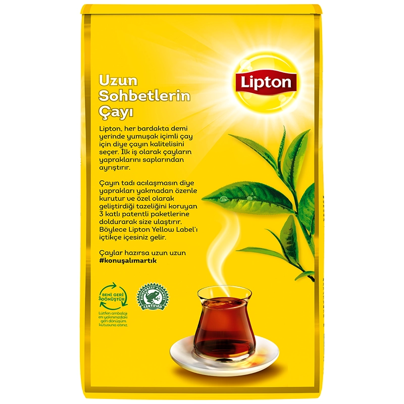 Lipton Yellow Label Dökme Siyah Çay 1000 G - 3