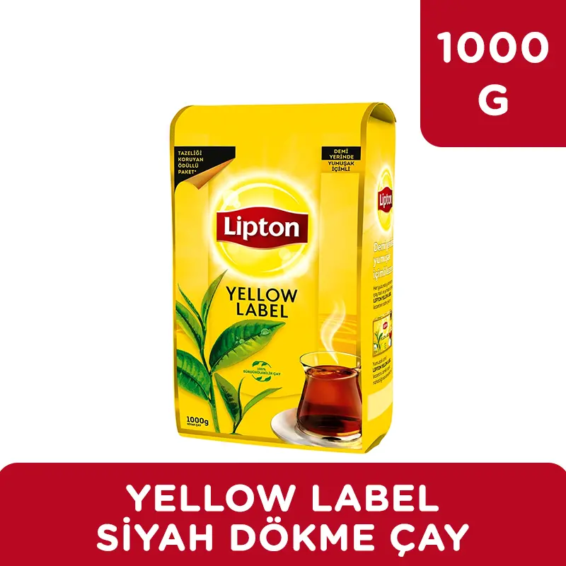 Lipton Yellow Label Dökme Siyah Çay 1000 G - 2