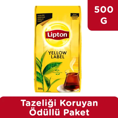Lipton Yellow Label Dökme Siyah Çay 500 G 16 Paket Koli - 2