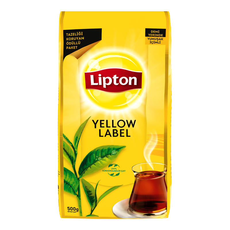 Lipton Yellow Label Dökme Siyah Çay 500 G 16 Paket Koli - 3