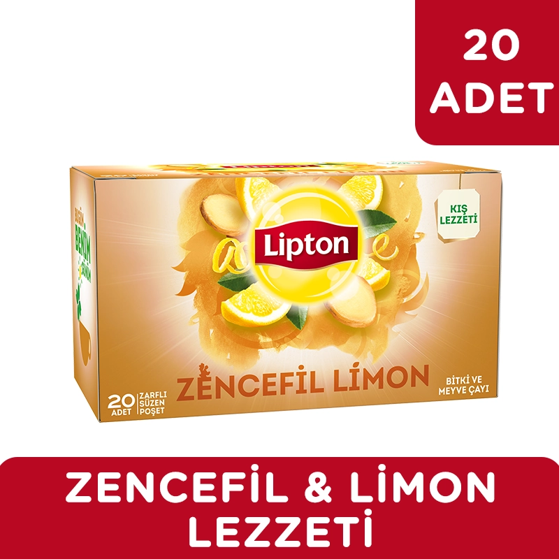 Lipton Zencefil ve Limon Bardak Poşet Çay 20'li - 2
