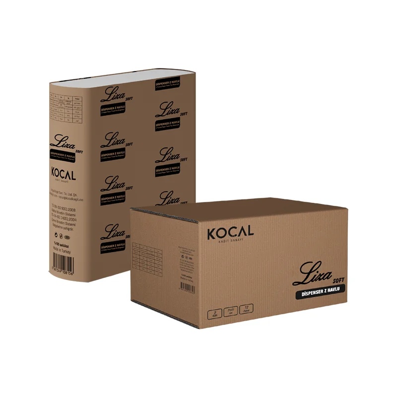 Liza Soft Dispenser Z Katlı Havlu 150 Li 12 Paket Koçal - 1