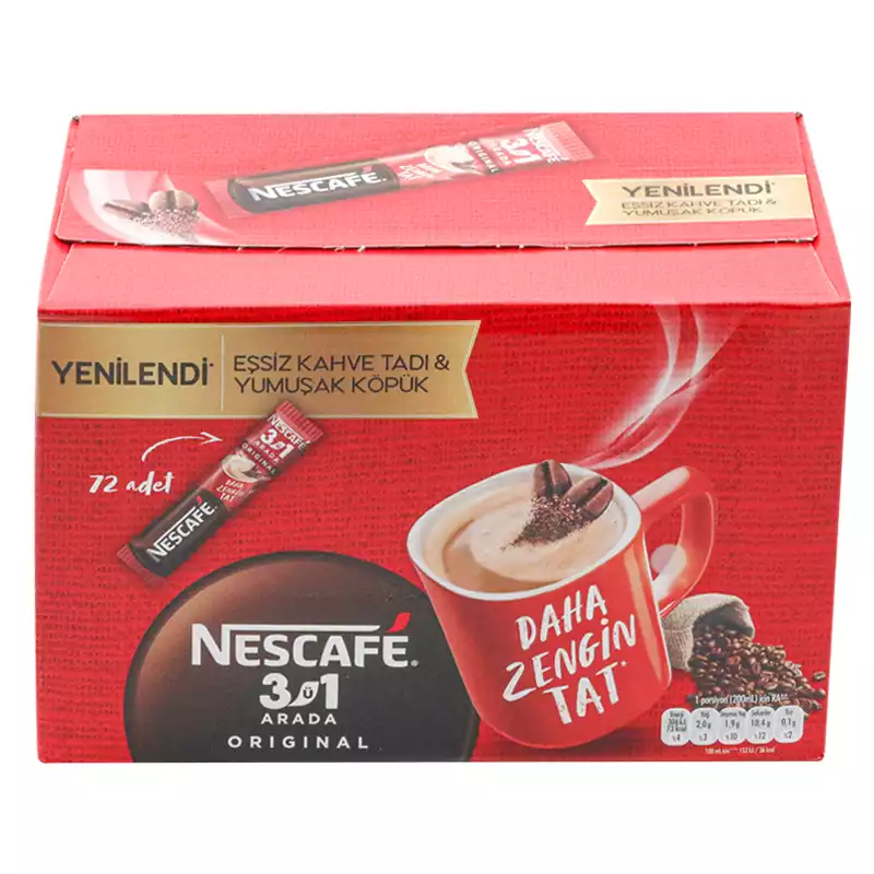Nestle Nescafe 3'ü 1 Arada Leia 17,5GR X 72'Li