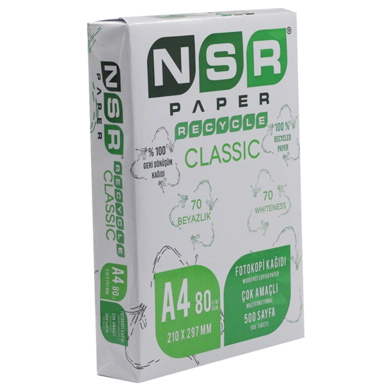 NSR Paper Classic A4 Fotokopi Kağıdı 80 Gr Geri Dönüştürülmüş - 2