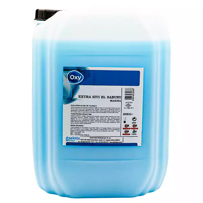 Oxy Extra Sıvı El Sabunu Mavi 20 Kg - Thumbnail