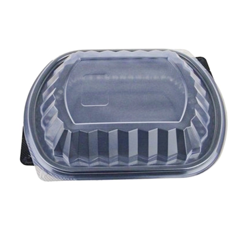 Özge Plastik Bölmesiz Gıda Kabı Sıcağa Dayanıklı Yemek Kabı Düz Set 200lü Takım - ÖZGE PLASTİK