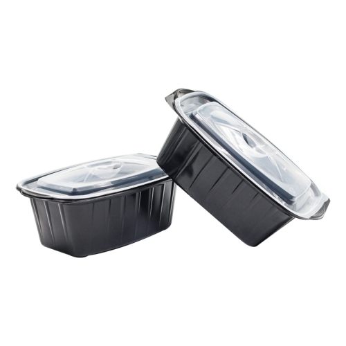 Özge Plastik Sıcak Yemek Kabı 1000Gr Mikrodalga Gıda Kabı 300 Set - 2