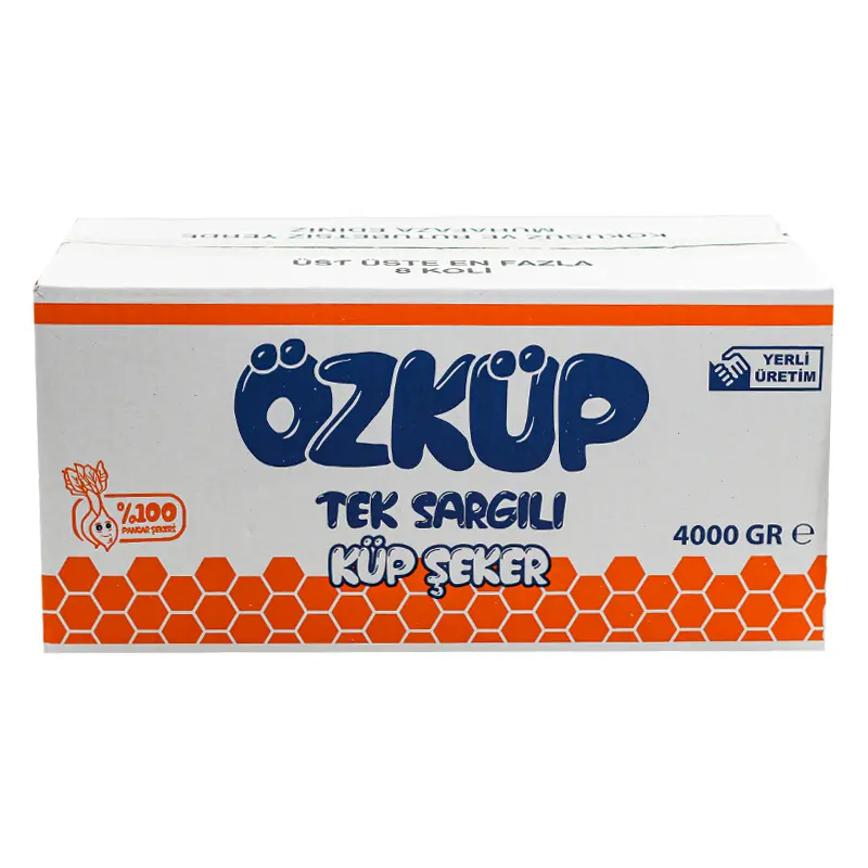 Özküp Tek Sargılı Küp Şeker 4000 Gr - 4