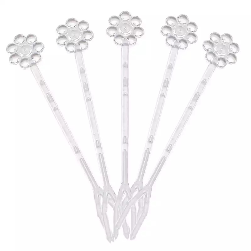 Poppy Şeytan Çatalı Şeffaf 1000'li Plastik - 1