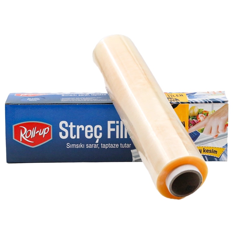 Roll-Up Sarı Polietilen Streç Film 30x300 Metre 8 Mikron - ROLL-UP