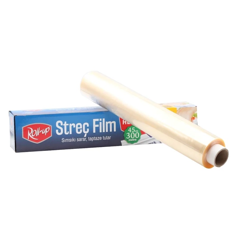 Roll-Up Sarı Polietilen Streç Film 45x300 Metre 8 Mikron 1x12 - 1