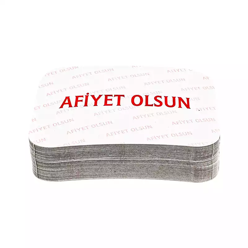 Sinanlı Alüminyum Kase Kapağı 350-250 Gr Kapak 100'lü 227-528 LK - 3