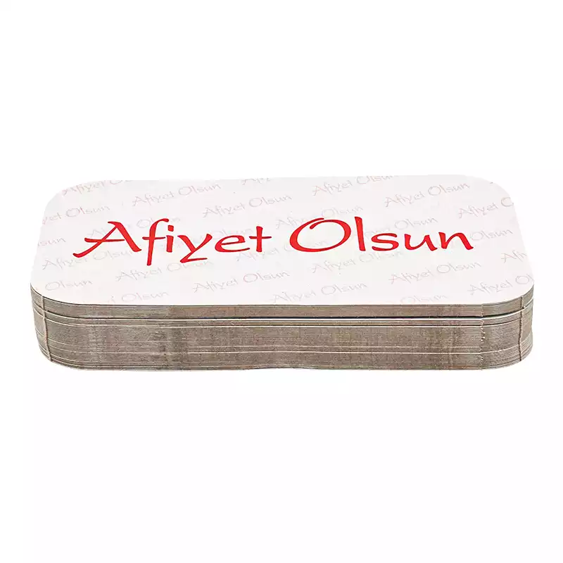 Sinanlı Alüminyum Kase Kapağı 500 Gr Kapak S-335 LK 100'lü - 3