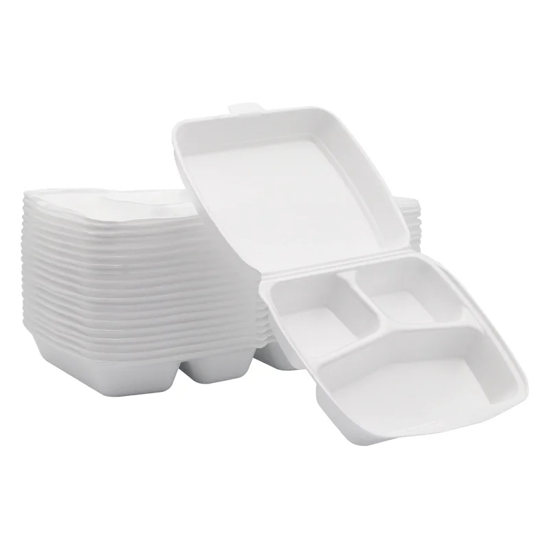 Smart Pack 3 Gözlü Kapaklı Köpük Tabak Mod 23 A 100 Lü - SMART PACK