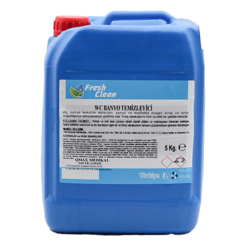 Fresh Clean Tuvalet Temizleyici 5 Kg Wc Temizleyici - 2