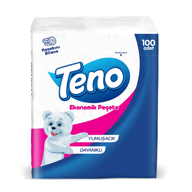 Teno Kağıt Servis Peçete 100Lü 32 Paket YENİ - 2