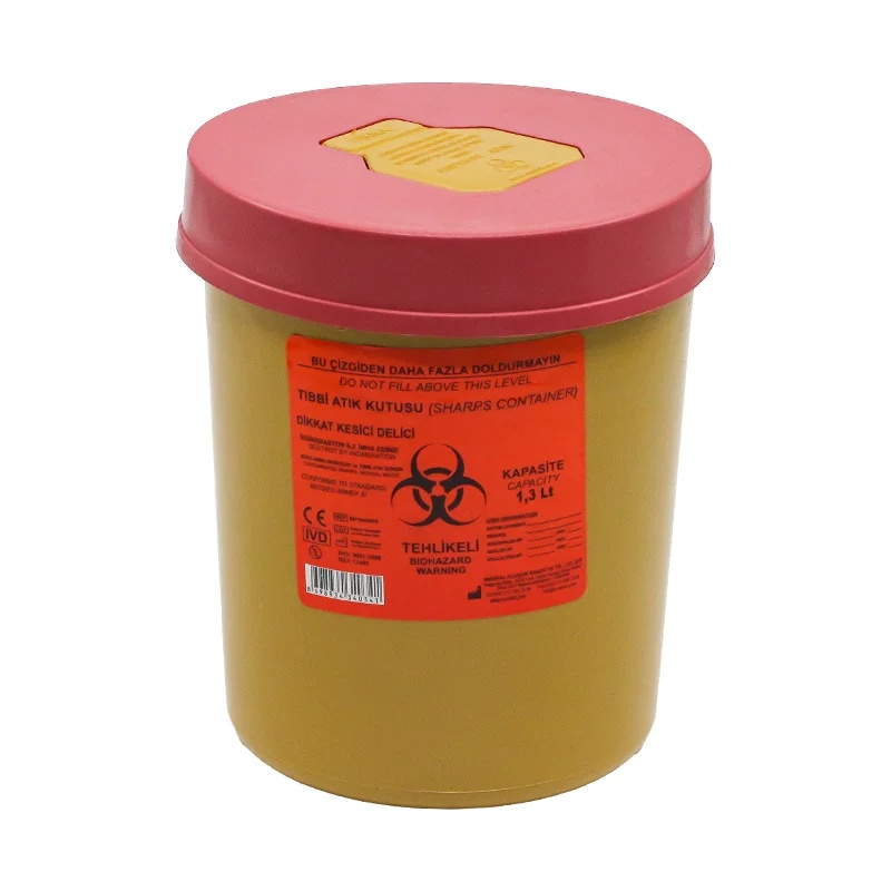 Tıbbi Atık Kovası 1,3 Litre A Kalite - ANGUN AMBALAJ