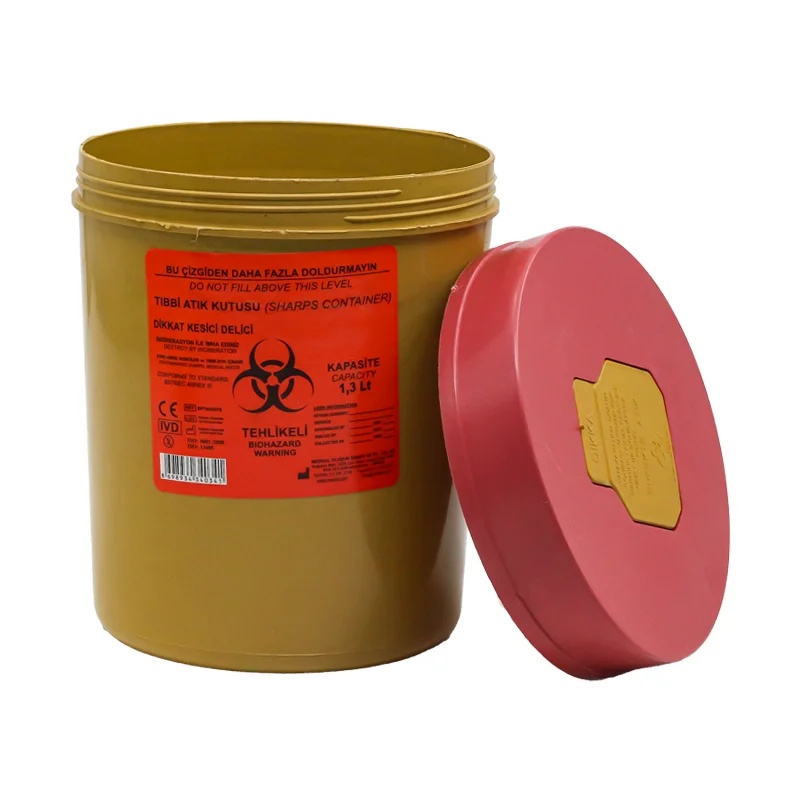 Tıbbi Atık Kovası 1,3 Litre A Kalite - ANGUN AMBALAJ (1)
