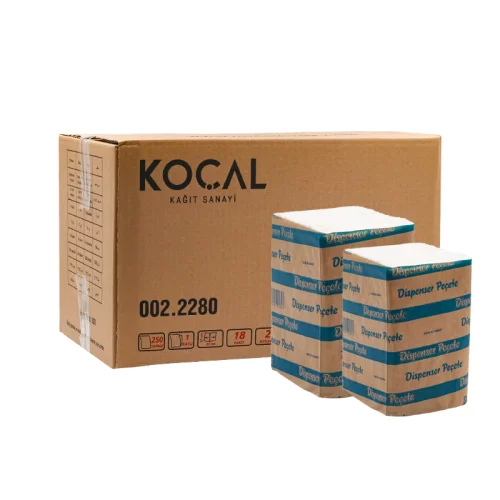 Vilo Dispenser Peçete 250 Li 18 Paket Koçal 150x18 - 1