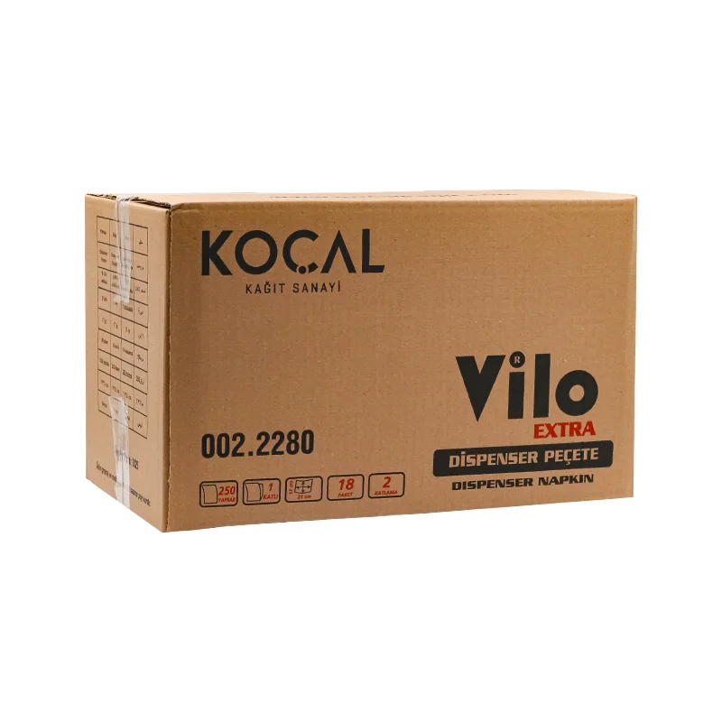 Vilo Dispenser Peçete 250 Li 18 Paket Koçal 150x18 - 3