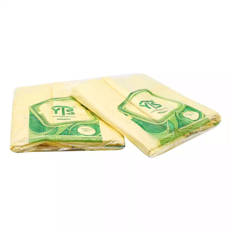 YTS Hesaplı Sarı Atlet Poşet Küçük Boy 24x42 Hışır Poşet - 4