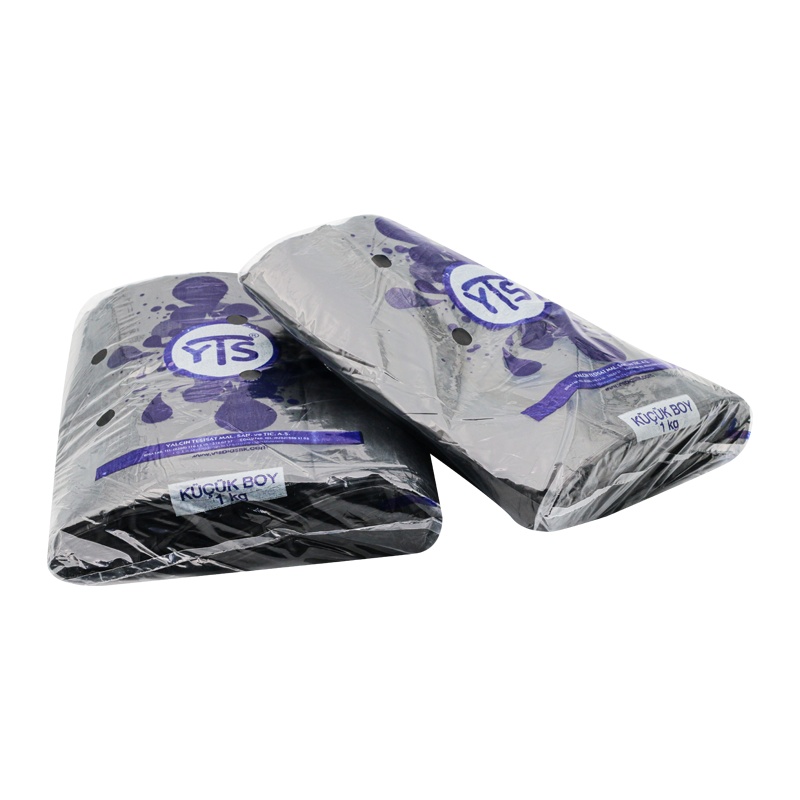 YTS Koyu Siyah Kalın Küçük Boy Atlet Poşet 24x42 Cm Hışır Poşet - 3