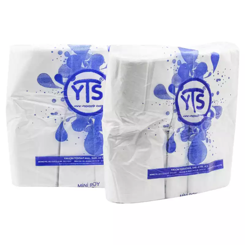 YTS Şeffaf Atlet Poşet Mini Boy Hışır Poşet 20x35 - 3