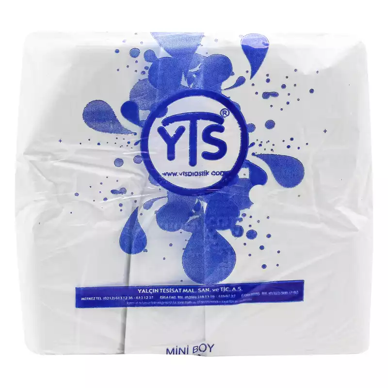 YTS Şeffaf Atlet Poşet Mini Boy Hışır Poşet 20x35 - 2