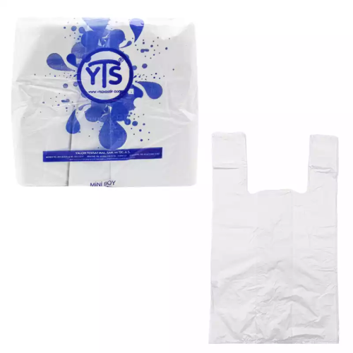 YTS Şeffaf Atlet Poşet Mini Boy Hışır Poşet 20x35 - 1