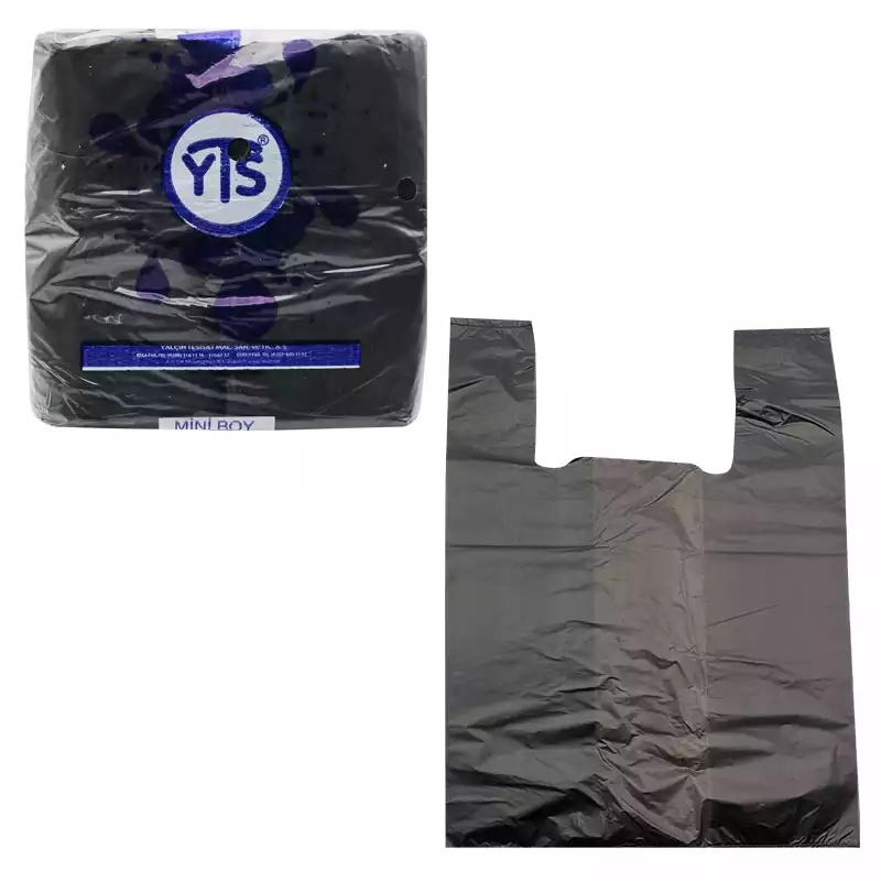 YTS Siyah Atlet Poşet Mini Boy 20x35 Hışır Poşet - 4