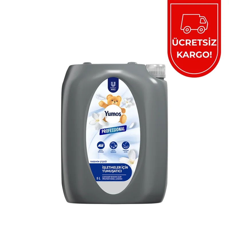 Yumoş Professional Çamaşır Yumuşatıcı Fabcon Gardenia 5 L Ücretsiz Kargo - YUMOŞ